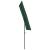Umbrelă de soare de exterior, stâlp aluminiu, verde, 180x110 cm  GartenMobel Dekor