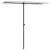 Umbrelă de soare exterior stâlp aluminiu alb nisipiu 180x110 cm  GartenMobel Dekor