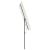 Umbrelă de soare exterior stâlp aluminiu alb nisipiu 180x110 cm  GartenMobel Dekor