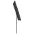 Umbrelă de soare exterior, stâlp aluminiu, antracit, 180x110 cm  GartenMobel Dekor