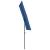 Umbrelă soare exterior stâlp aluminiu albastru azur 180x110cm  GartenMobel Dekor
