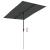 Umbrelă de soare de grădină cu stâlp aluminiu antracit 2x1,5 cm  GartenMobel Dekor