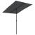 Umbrelă de soare de grădină cu stâlp aluminiu antracit 2x1,5 cm  GartenMobel Dekor
