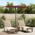 Umbrelă de soare de exterior, stâlp aluminiu, bordo, 2 x 1,5 cm  GartenMobel Dekor
