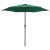 Umbrelă de soare cu stâlp aluminiu, verde, 270 x 246 cm GartenMobel Dekor
