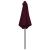 Umbrelă de soare cu stâlp aluminiu, roșu închis, 270 x 246 cm GartenMobel Dekor