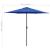 Umbrelă de soare cu stâlp aluminiu, albastru azur, 270 x 246 cm GartenMobel Dekor