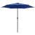 Umbrelă de soare cu stâlp aluminiu, albastru azur, 270 x 246 cm GartenMobel Dekor