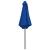 Umbrelă de soare cu stâlp aluminiu, albastru azur, 270 x 246 cm GartenMobel Dekor