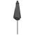 Umbrelă de soare cu LED și stâlp aluminiu, antracit, 270 cm GartenMobel Dekor