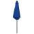Umbrelă de soare, LED-uri și stâlp aluminiu, azur, 270 cm GartenMobel Dekor