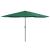 Umbrelă de soare de exterior, stâlp metalic, verde, 400 cm GartenMobel Dekor
