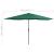 Umbrelă de soare de exterior, stâlp metalic, verde, 400 cm GartenMobel Dekor