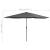 Umbrelă de soare de exterior, stâlp metalic, antracit, 400 cm GartenMobel Dekor