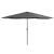 Umbrelă de soare de exterior, stâlp metalic, antracit, 400 cm GartenMobel Dekor