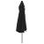 Umbrelă de soare de exterior, stâlp metalic, negru, 400 cm GartenMobel Dekor