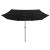 Umbrelă de soare de exterior, stâlp metalic, negru, 400 cm GartenMobel Dekor