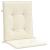 Perne cu spătar mic, 2 buc. crem 100x50x3 cm textil oxford GartenMobel Dekor
