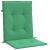 Perne cu spătar mic, 2 buc. verde 100x50x3 cm textil oxford GartenMobel Dekor