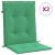 Perne cu spătar mic, 2 buc. verde 100x50x3 cm textil oxford GartenMobel Dekor