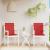 Perne cu spătar mic, 2 buc. roșu 100x50x3 cm textil oxford GartenMobel Dekor