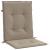 Perne cu spătar mic, 2 buc. gri taupe 100x50x3 cm textil oxford GartenMobel Dekor