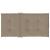 Perne cu spătar mic, 4 buc. gri taupe 100x50x3 cm textil oxford GartenMobel Dekor