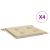 Perne scaune grădină 4 buc. bej 40x40x3 cm țesătură Oxford GartenMobel Dekor
