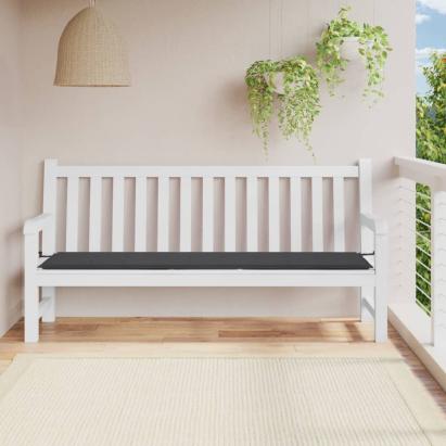 Pernă de bancă de grădină antracit 200x50x3 cm textil oxford GartenMobel Dekor