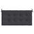 Pernă de bancă de grădină, negru, 120x50x3 cm, textil oxford GartenMobel Dekor