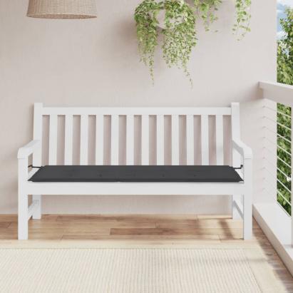 Pernă de bancă de grădină, negru, 150x50x3 cm, textil oxford GartenMobel Dekor
