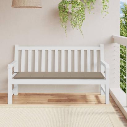 Pernă de bancă de grădină gri taupe, 150x50x3 cm, textil oxford GartenMobel Dekor