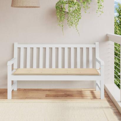 Pernă de bancă de grădină, bej, 150x50x3 cm, textil oxford GartenMobel Dekor