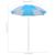 Umbrelă de plajă adăpost, albastru și alb, 180 cm, țesătură GartenMobel Dekor
