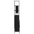 Set mobilier de baie, 4 piese, negru, lemn prelucrat GartenMobel Dekor