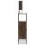 Set mobilier de baie, 3 piese, stejar fumuriu, lemn prelucrat GartenMobel Dekor