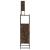 Set mobilier de baie, 3 piese, stejar fumuriu, lemn prelucrat GartenMobel Dekor