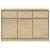 Dulap "SAUDA", stejar, 114x43x75,5 cm, lemn masiv de pin GartenMobel Dekor