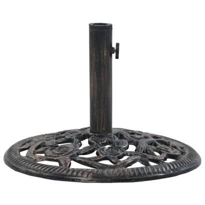 Suport de umbrelă, bronz, 12 kg, fontă, 48 cm GartenMobel Dekor