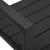 Bancă de grădină, negru, 120 cm, aspect de lemn, HDPE GartenMobel Dekor