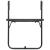 Masă balcon suspendată maro 60x64x83,5 cm plastic aspect ratan GartenMobel Dekor
