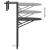Masă balcon suspendată maro 60x64x83,5 cm plastic aspect ratan GartenMobel Dekor