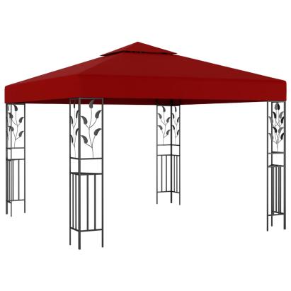 Pavilion, roșu vin, 3 x 3 m GartenMobel Dekor