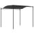 Copertină de soare, antracit, 3 x 2,4 m  GartenMobel Dekor