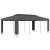 Pavilion cu acoperiș dublu, antracit, 3 x 6 m GartenMobel Dekor