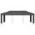 Pavilion cu acoperiș dublu, antracit, 3 x 6 m GartenMobel Dekor