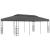 Pavilion marchiză, antracit, 3 x 6 m GartenMobel Dekor