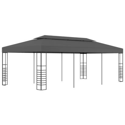 Pavilion marchiză, antracit, 3 x 6 m GartenMobel Dekor