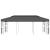 Pavilion, antracit, 3 x 6 m GartenMobel Dekor