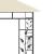 Pavilion cu plasă anti-țânțari, crem, 3x3x2,73 m, 180 g/m² GartenMobel Dekor